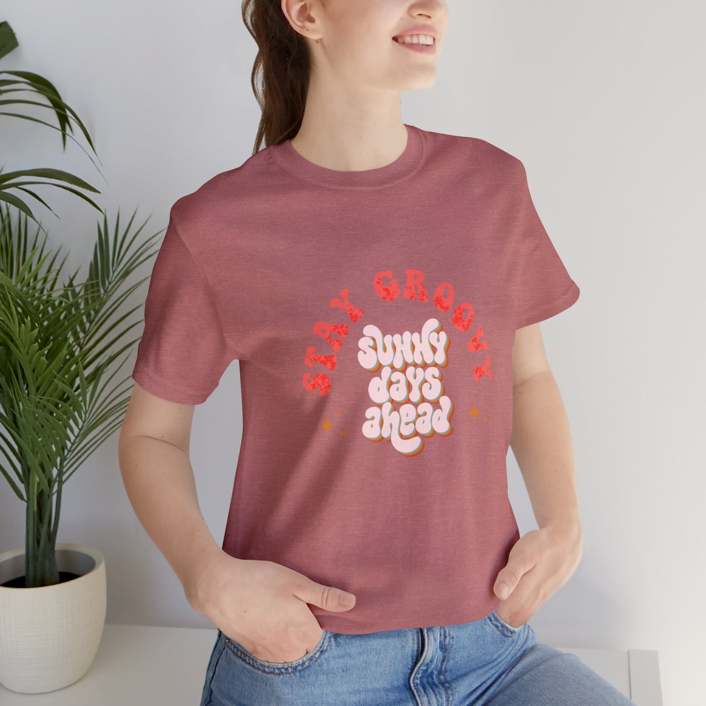 Feeling Good Retro shirt Unisex Tee choose happy Retro Shirt Retro Feeling Good T Shirt stay groovy T-Shirt best friend vacation shirt beach