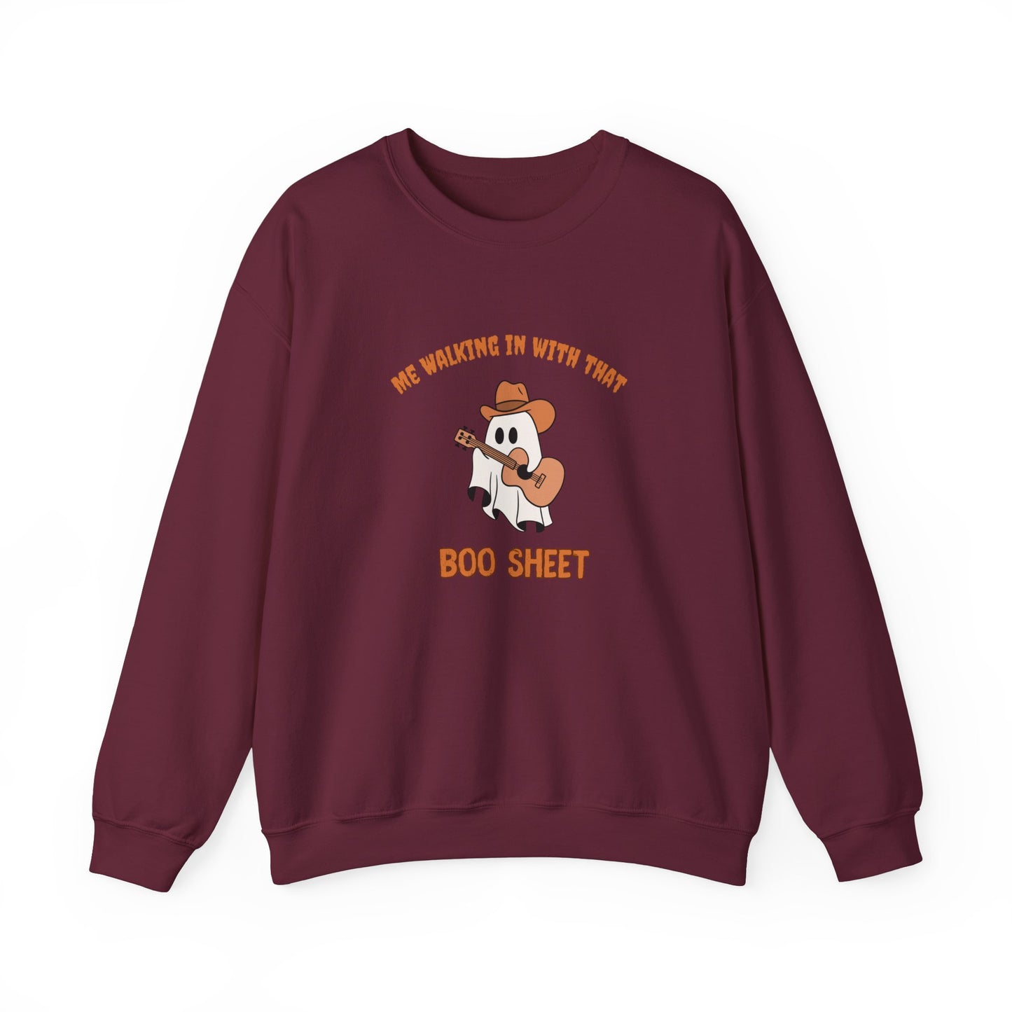 Funny Boo sheet sweater Halloween sweater ghost fallleaves sweater Halloween Sweatshirt shirt Era Tour sweater best friend gift Unisex gift