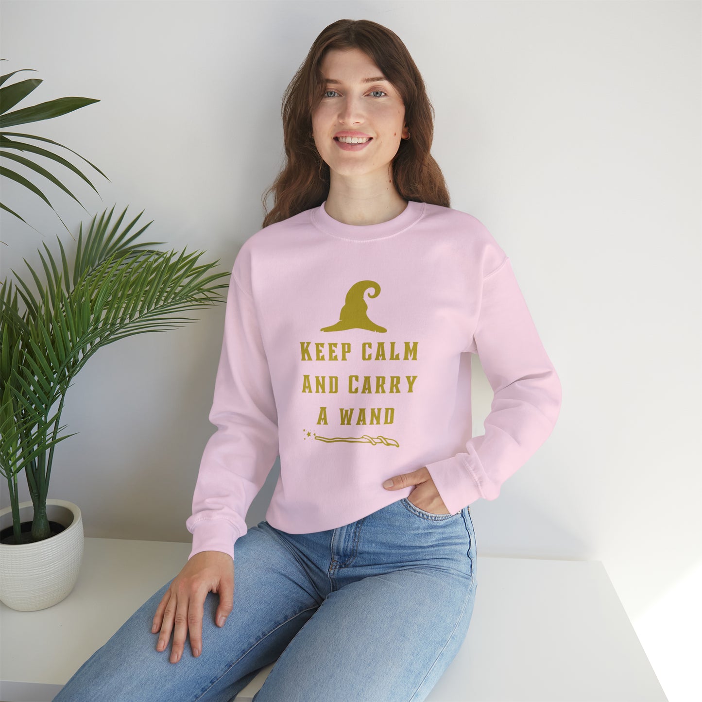 Mischief Manager Hogwarts sweater keep calm carry a wand sweatshirt Halloween sweater Universal Studios Christmas gift for her gift for him