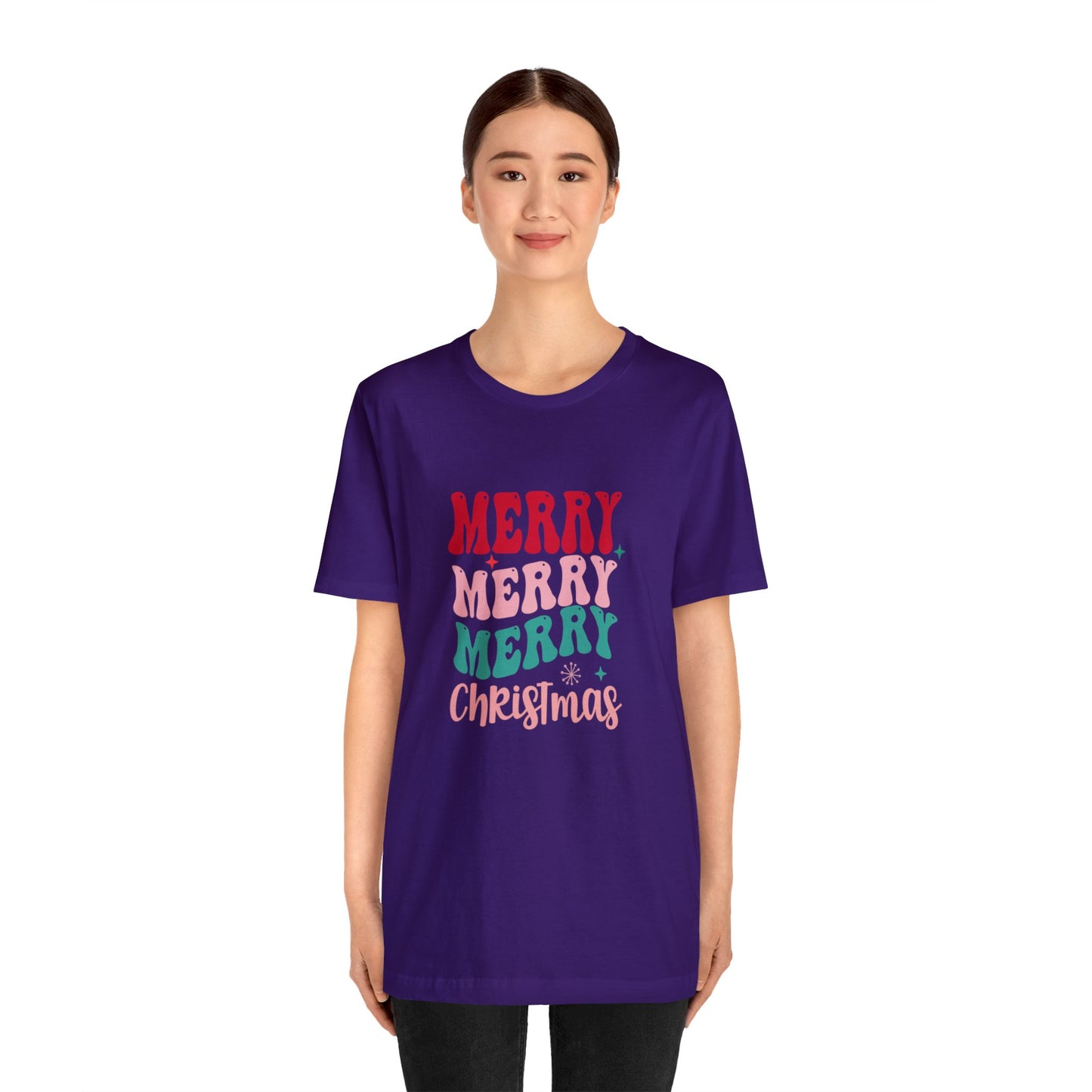 Merry Merry Christmas shirt Christmas gift for her Matching Family Christmas Shirts Family Christmas Shirt Matching Xmas Tees Christmas Tee