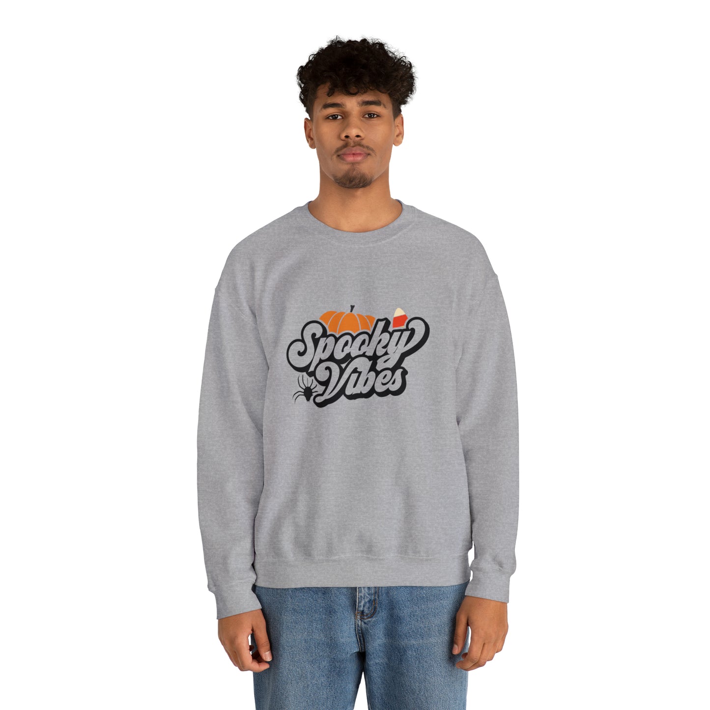 Spooky vibes sweater Halloween sweater ghost fall leaves sweater Halloween Sweatshirt shirt Era Tour sweater best friend gift Unisex gift