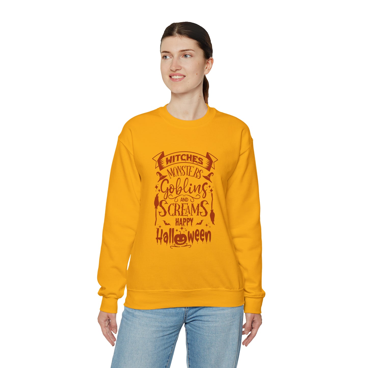 Witches Monsters Halloween Sweatshirt Ghostface Shirt Funny Halloween Horror Shirt Halloween Women's Sweatshirt Funny Halloween Tee Unisex