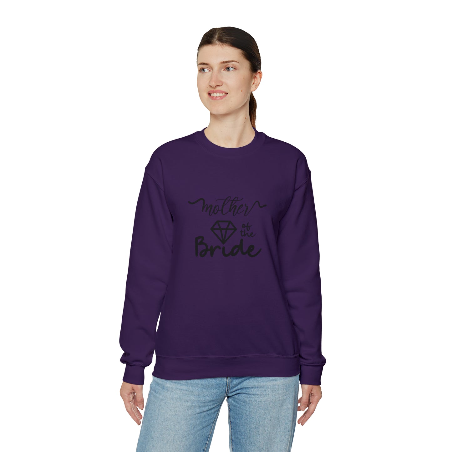 Mother of the bride sweatshirt, wedding attire, gift for Mom, bridal party clothes, yoga wear for her, for him,Birthday gift for her