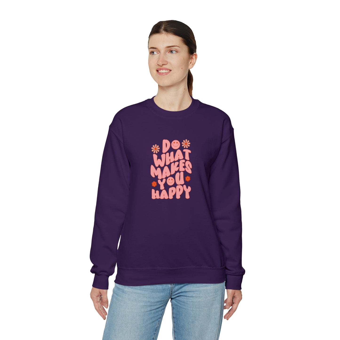 Do what makes you happy Sweatshirt, Teach love inspire sweater, Teacher mode shirt, Christmas Sweater, Christmas Crewneck, Holiday gift