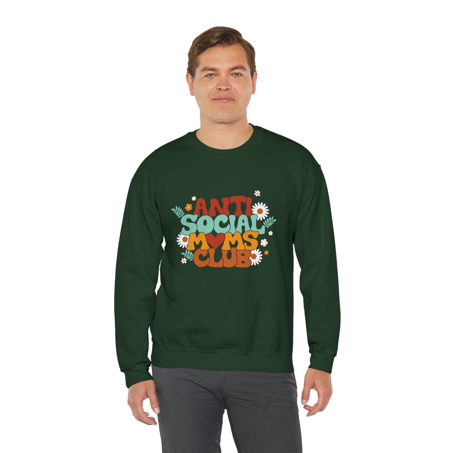 Anti social moms club sweatshirt, Mama Mother Mom sweatshirt, Gift for mom, Christmas gift for her,for him,Birthday gift for her