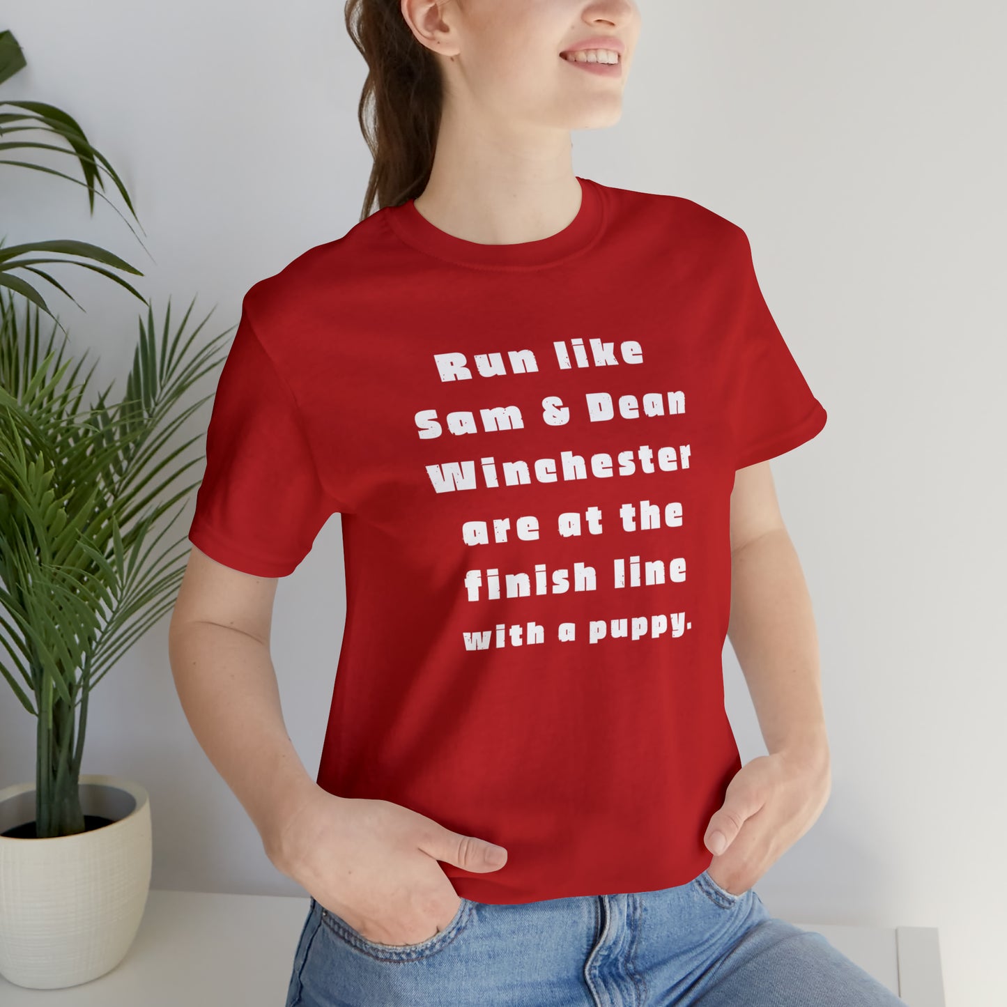 Winchester fans work out shirt Gym top sam and dean Tshirt Gift for her Gift for him Funny gift for her gift for him yoga Women's Tee