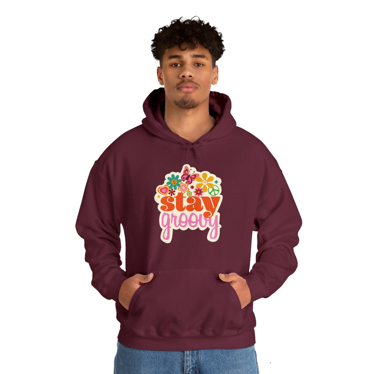 Stay Groovy Hoodie, Hippie Hoodie, good vibes hoodie, Fun Summer shirt, Birthday gift for her, Galantine gift for her,best friend gift, vac