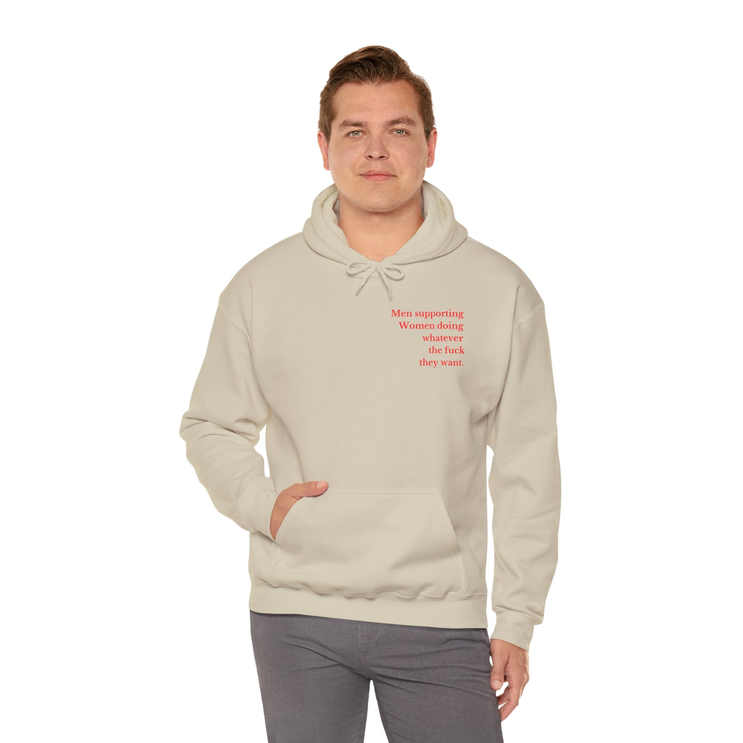 Men supporting women sweater birthday sweater Christmas gifts Sweatshirt Gift for him Gift