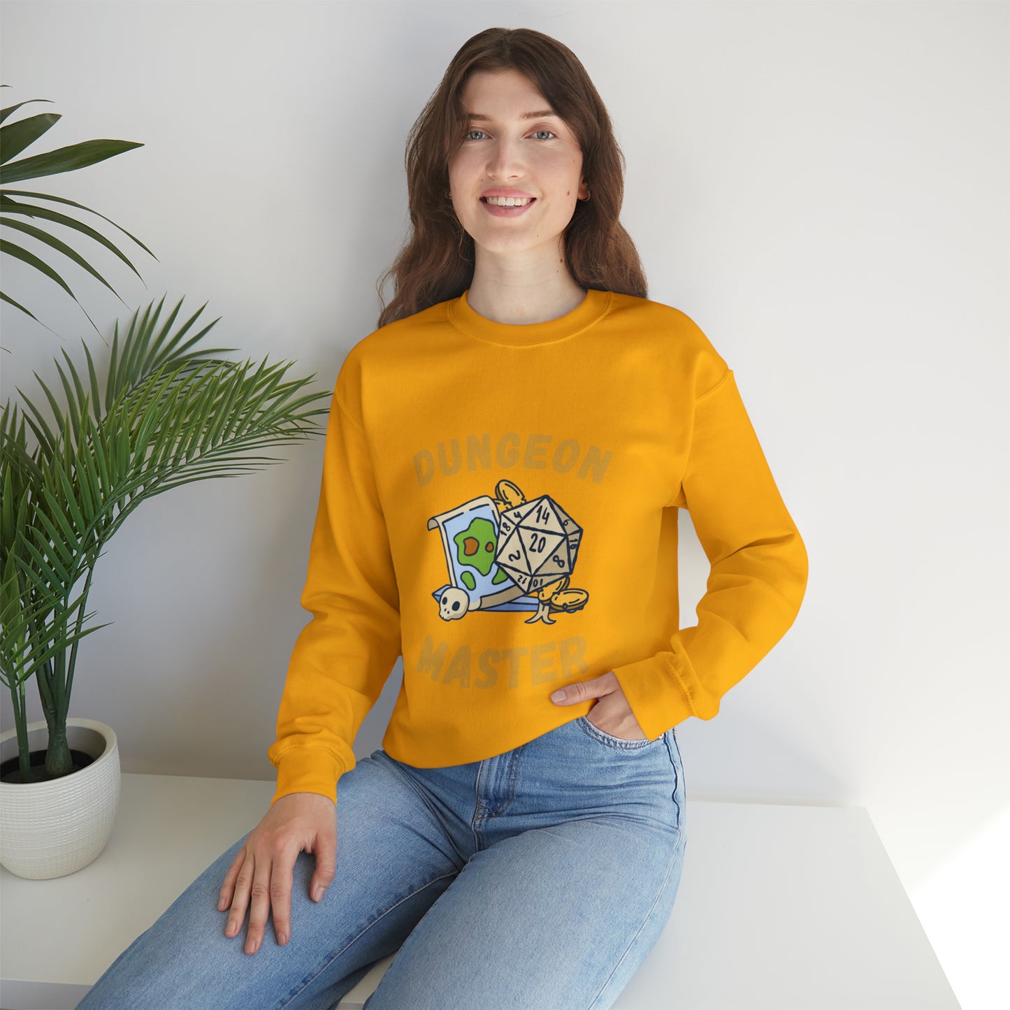 Dungeon Daddy sweatshirt, DnD Dungeon Dad Shirt,Fathers Day Gift,Bday or Xmas Gift, Dungeons and Dragons Clothing for HimChristmas gift