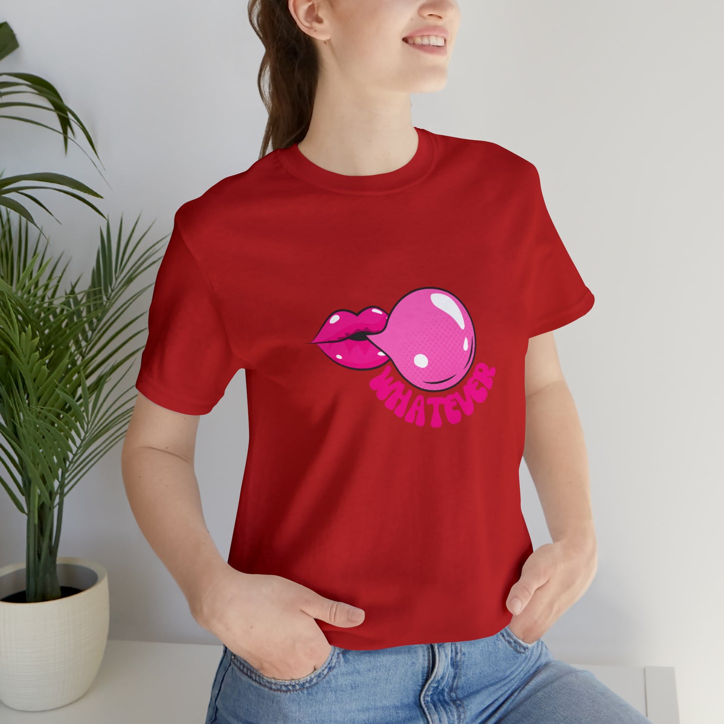 Whatever bubblegum T-Shirt Aesthetic Shirt Trendy Shirt Shirt With Words On Back Positive Gift for him Gift for her boho shirt hippie soul