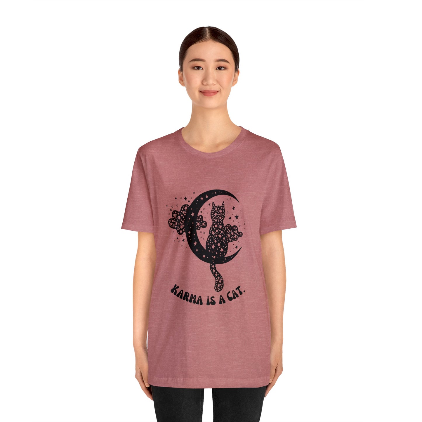 Karma is a cat shirt Cat lover tshirt book lover shirt Taylor witchy cat Shirt Halloween Cat Gift for Cat Lover Gift for Cat lover shirt