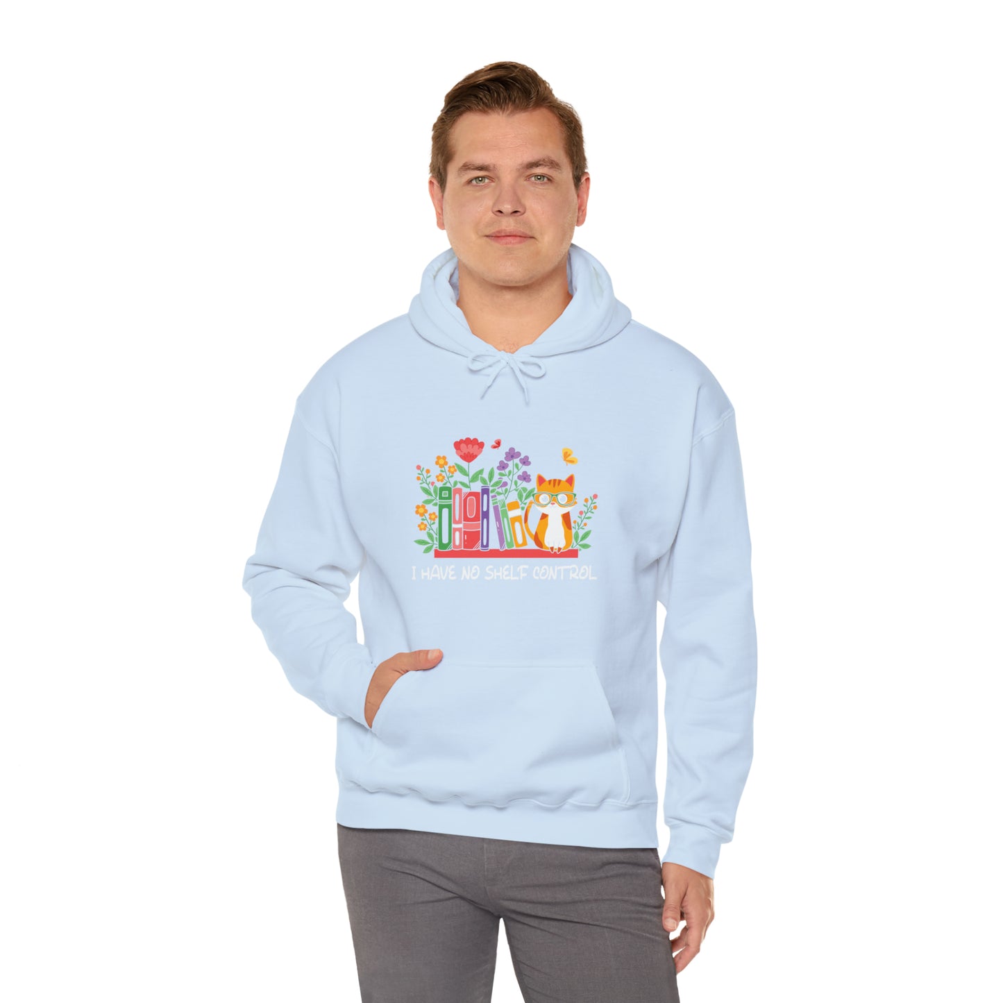 Cat lover hoodie book lover sweater BookShelf control orange cat Shirt Halloween Cat Sweatshirt Gift for Cat Lover Gift for Cat Mom Gift