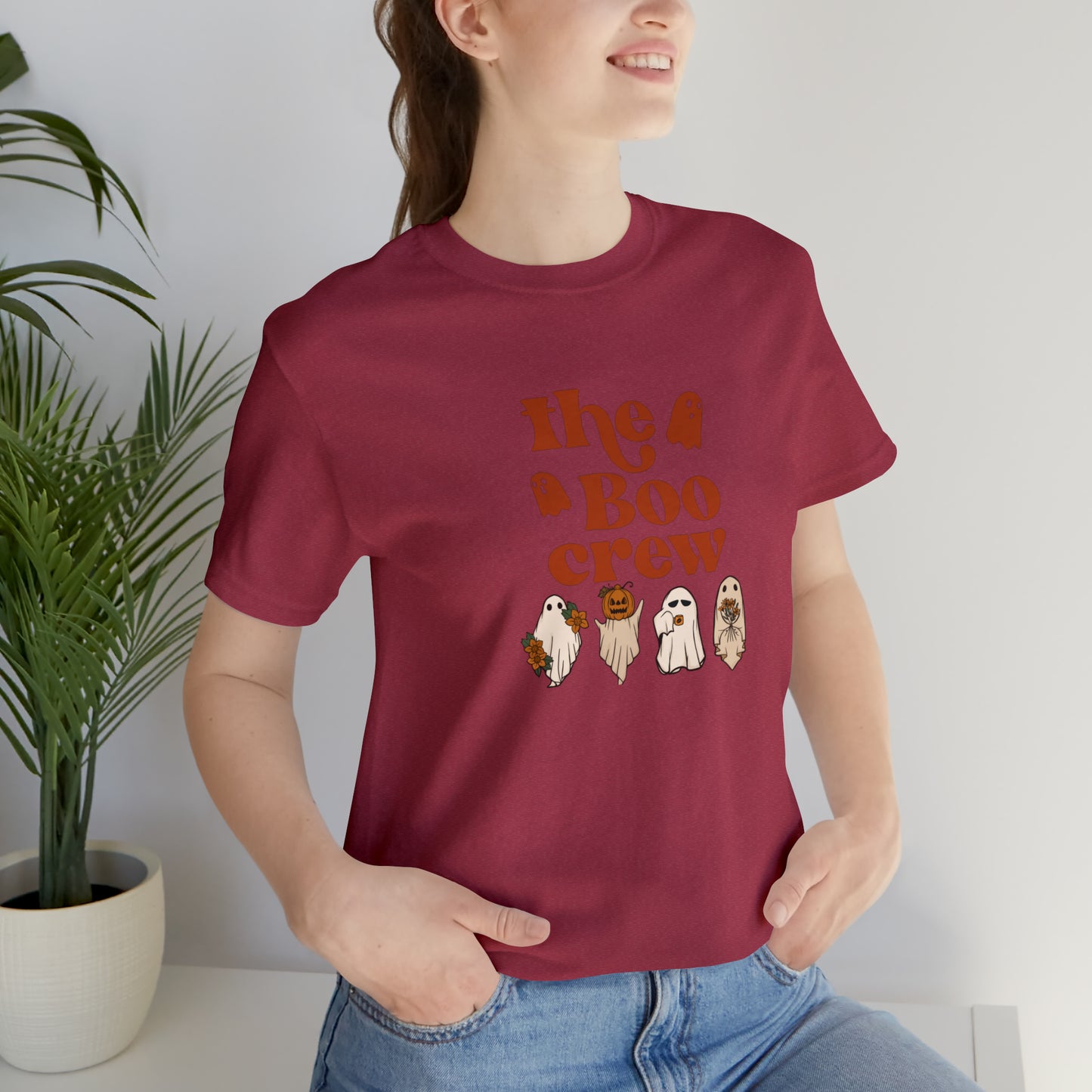 Halloween shirt,The boo crew tee,Hey boo ghost Halloween tshirt,Halloween Sweatshirt,Spooky Season T Shirt,Halloween Sweater,Christmas gift