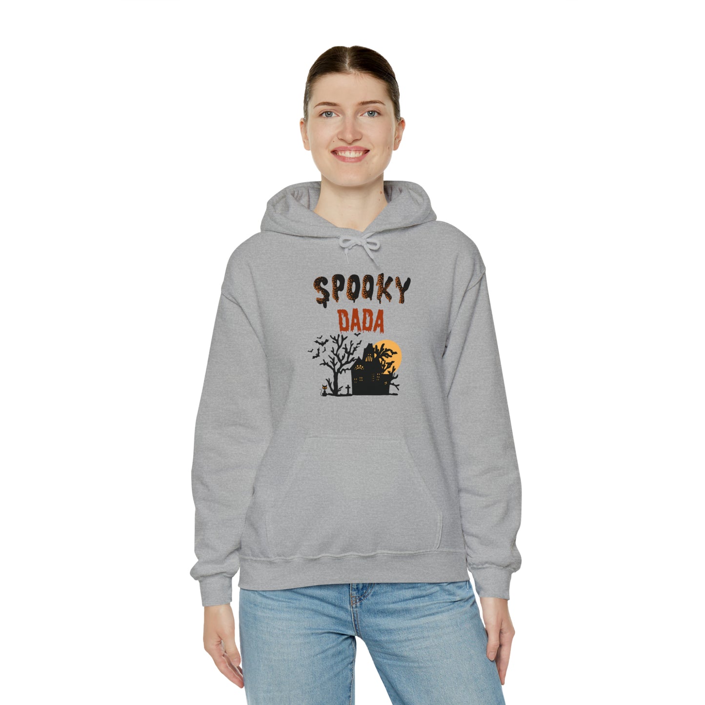 Spooky Dad Halloween Sweatshirt, Daddy haunted house sweatshirt Funny Halloween Horror sweater Halloween Sweatshirt, Halloween Tee, unisex