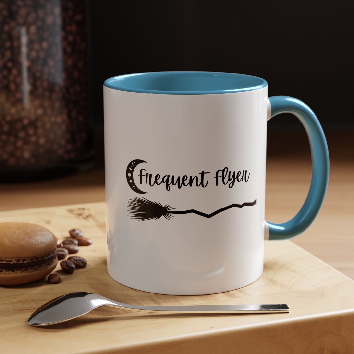 Witches mug Frequent flyer mug wizards broom mug Witchy Halloween mug cauldron ghost wicked mug bestie gift Coworker Gift Boss Christmas