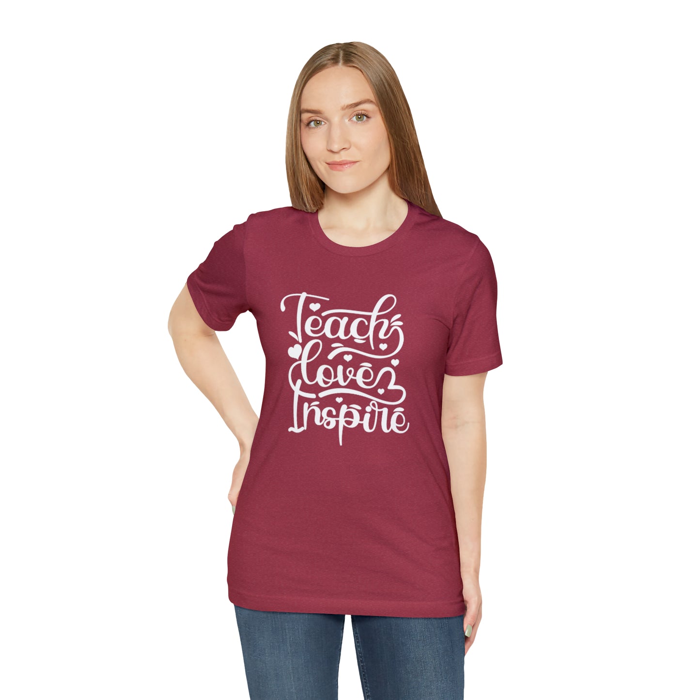 Teach love inspire T-shirt, Teacher mode Shirt, Homeschooling sweatshirt,teacher mom shirt, hoodie teacher shirt Boss lady shirt