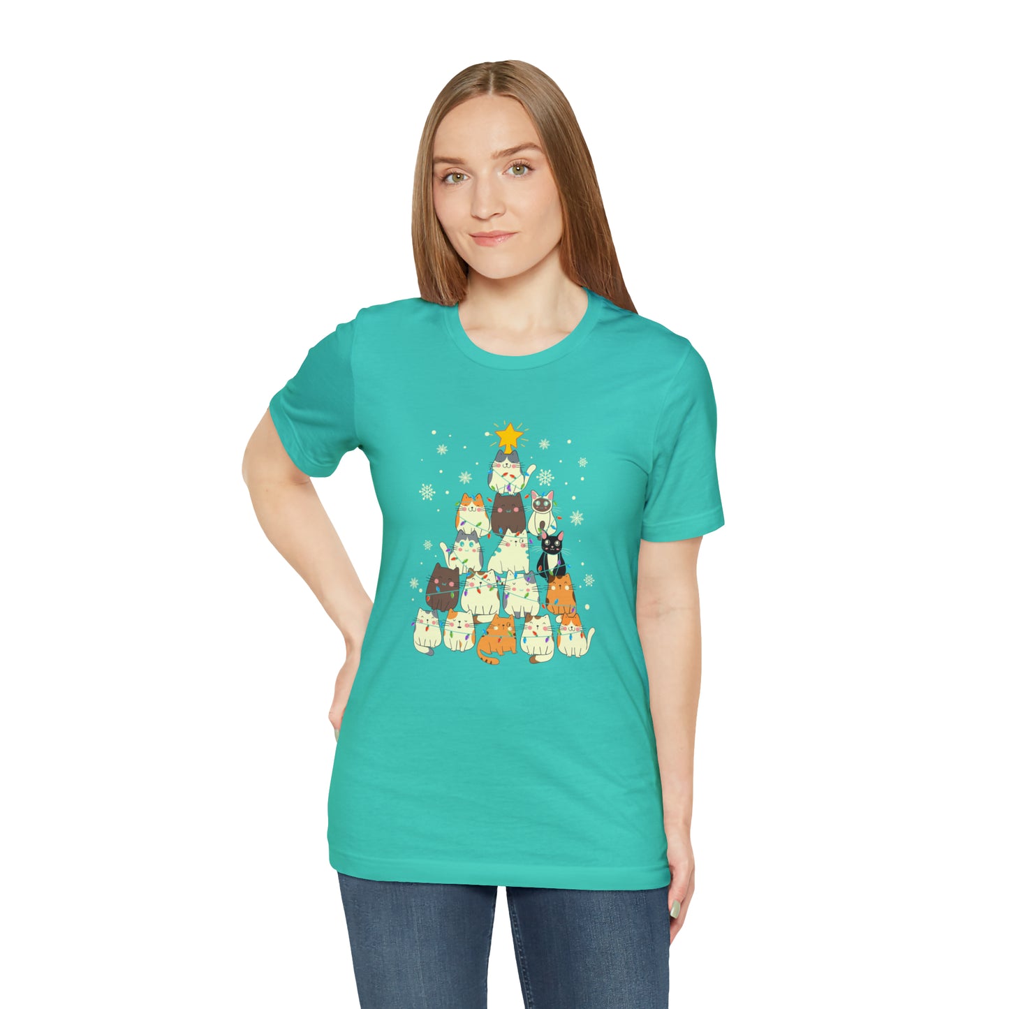 Cat Christmas shirt funny Meow kitty tee Matching Family Christmas Shirt Family Christmas Shirt Matching Xmas Tees Custom Christmas