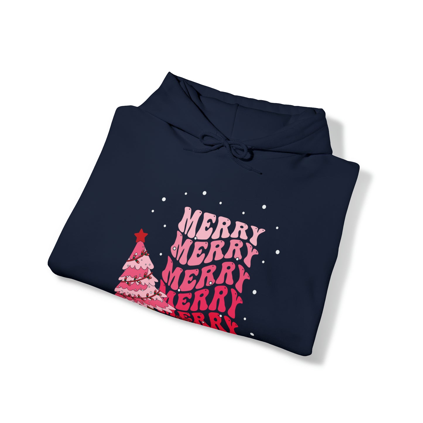Festive AF hoodie blue Merry Bright Christmas Sweatshirt for Women Men Christmas Sweater Holiday Christmas gift for her gift for him