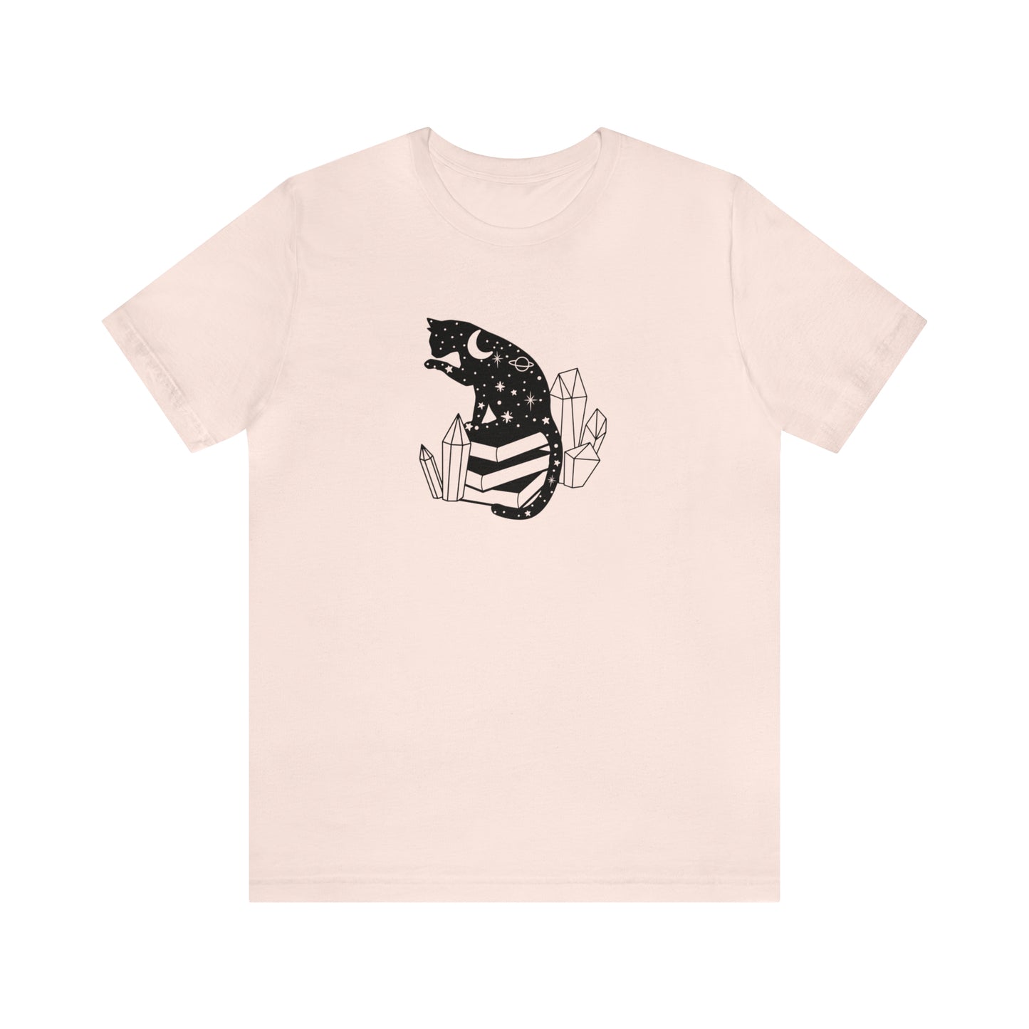 Cat lover tshirt book lover shirt crystal witchy cat Shirt Halloween Cat Sweatshirt Gift for Cat Lover Gift for Cat Mom Gift