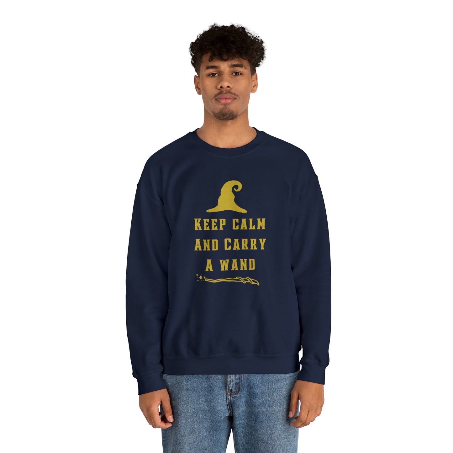 Mischief Manager Hogwarts sweater keep calm carry a wand sweatshirt Halloween sweater Universal Studios Christmas gift for her gift for him