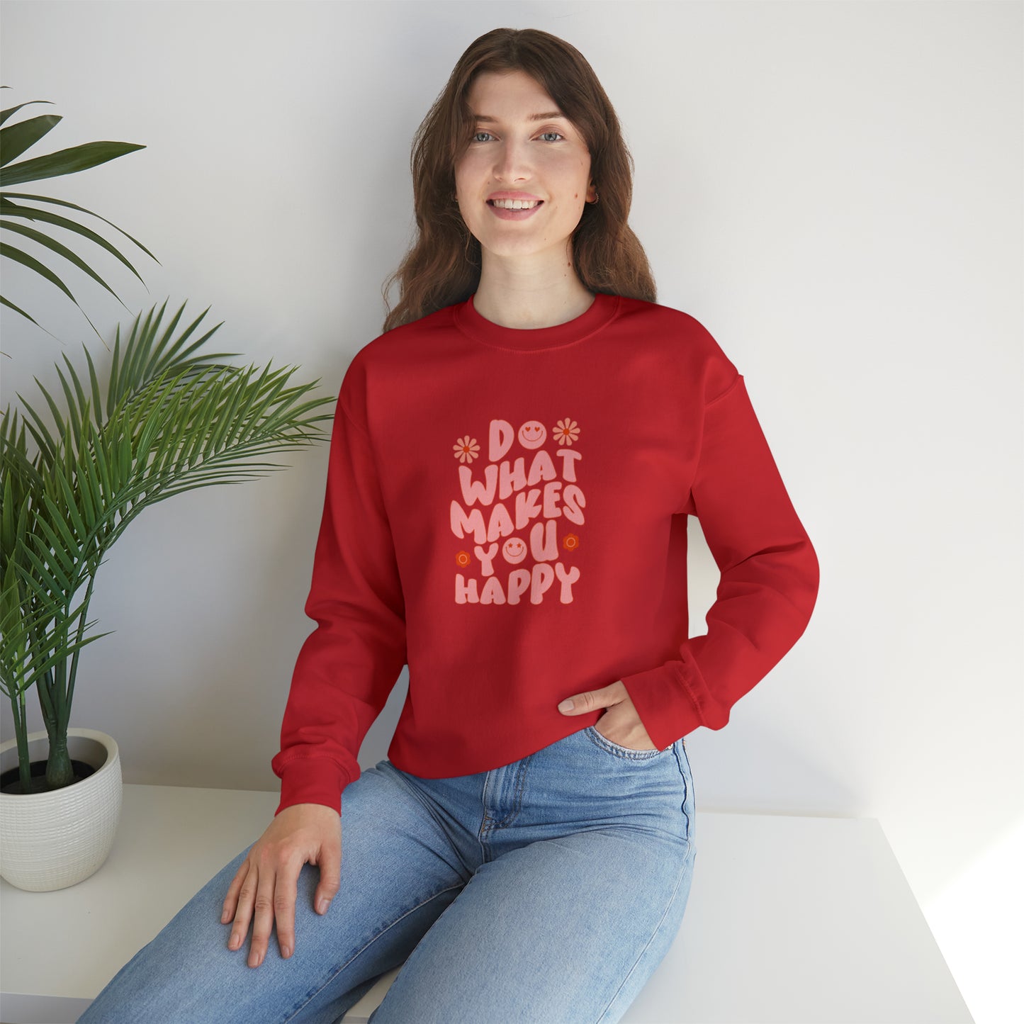 Do what makes you happy Sweatshirt, Teach love inspire sweater, Teacher mode shirt, Christmas Sweater, Christmas Crewneck, Holiday gift