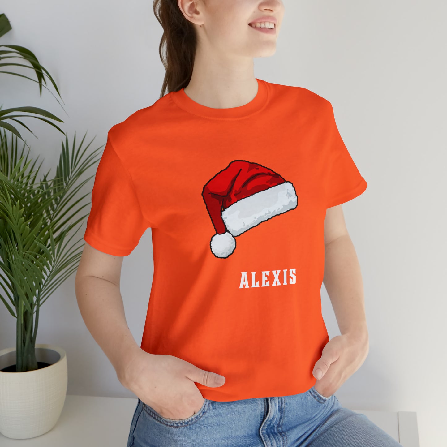 Matching Family Christmas Shirts, Santa claus Hat family tshirts Family Christmas Shirt, Matching Xmas Tees Custom Christmas T shirt photos