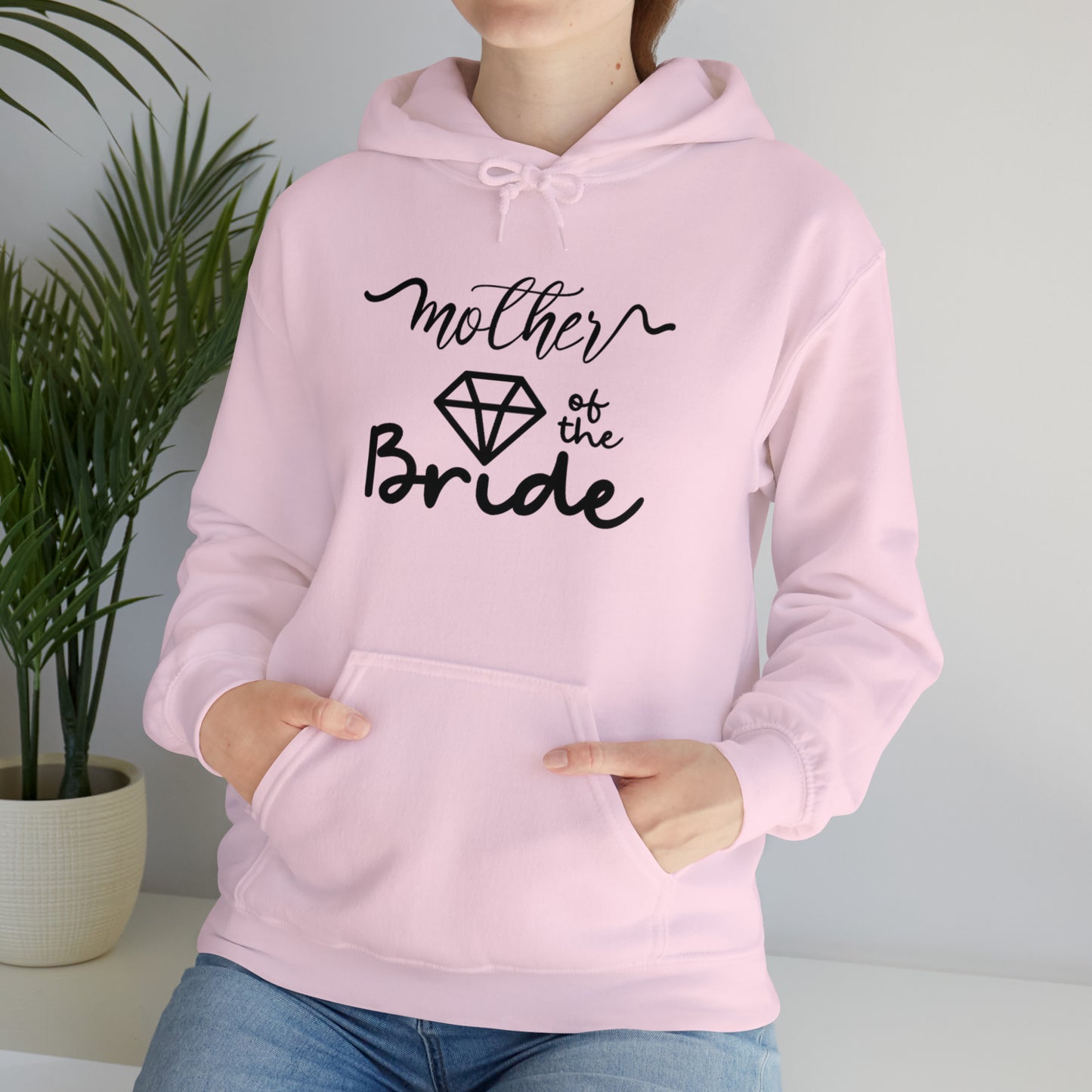 Mother of the bride Hoodie, bridal party clothes, wedding shower gift, Birthday gift for her, Pink gift, Galantine gift for her, unisex