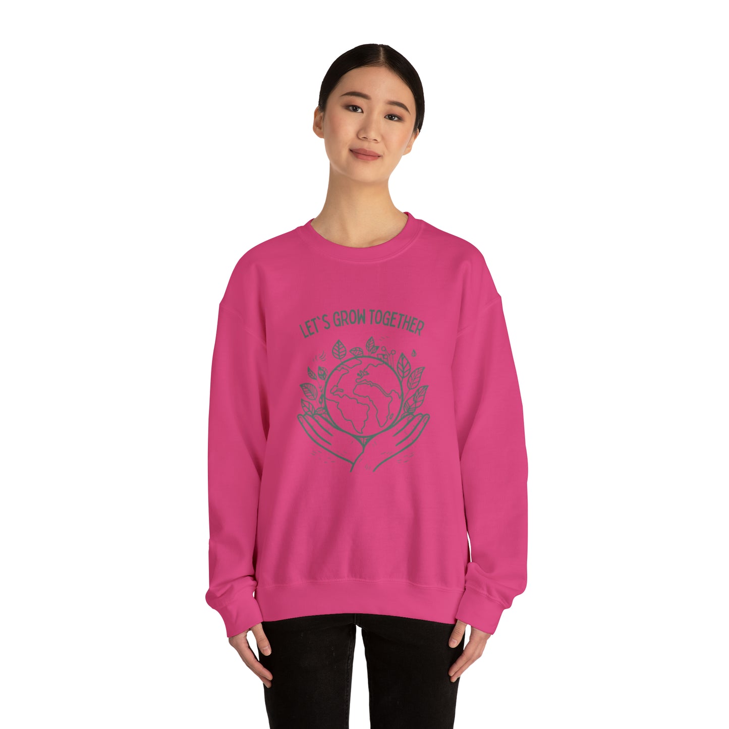 Let's grow together sweater plant lover sweater save the planet sweashirt birthday gift Christmas gifts Sweatshirt Gift for him Gift for her