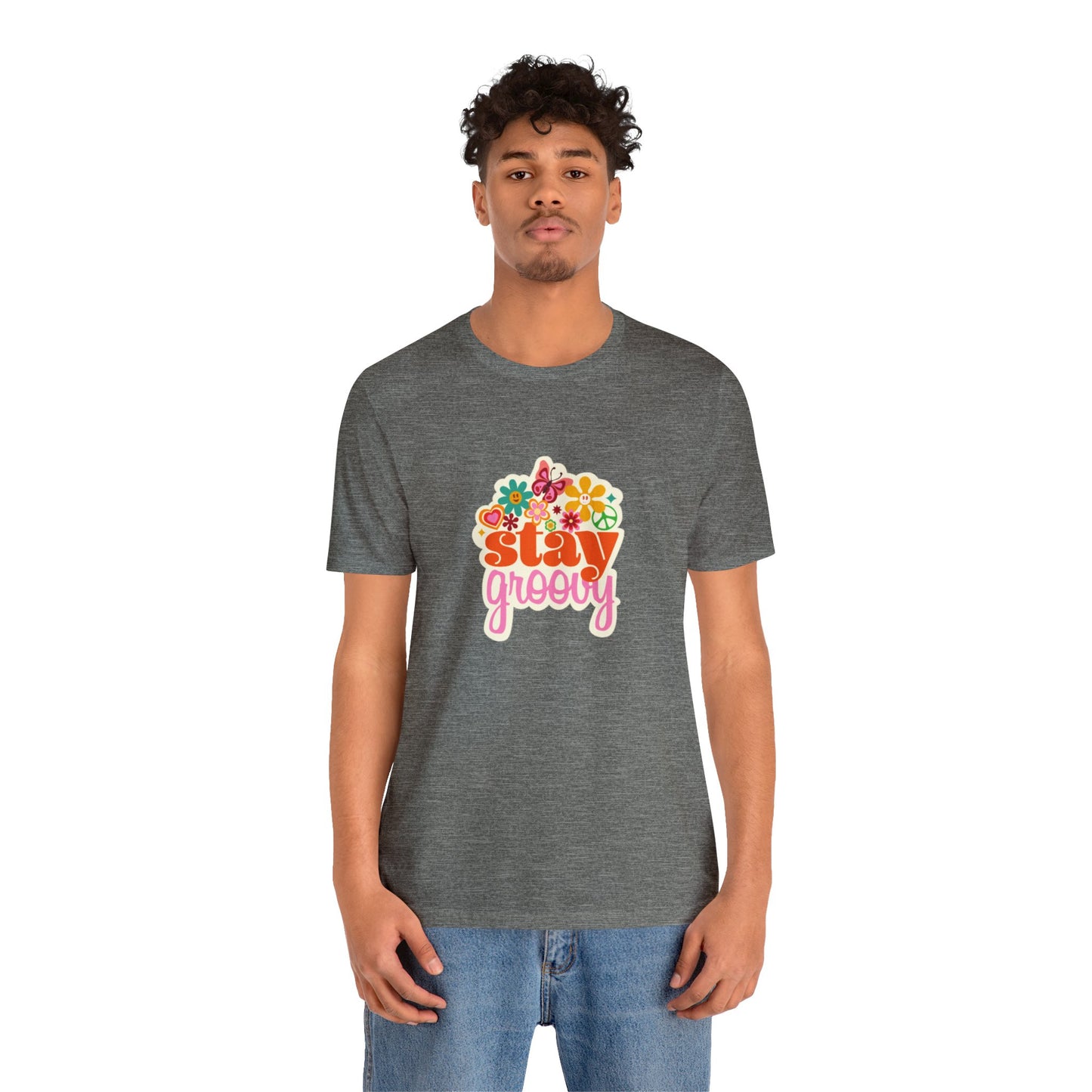 Stay Groovy Shirt Stay Groovy Tshirt Groovy Tee Groovy Birthday Party Outfit Stay Groovy Tee Hippie Shirt Groovy best friend gift for her