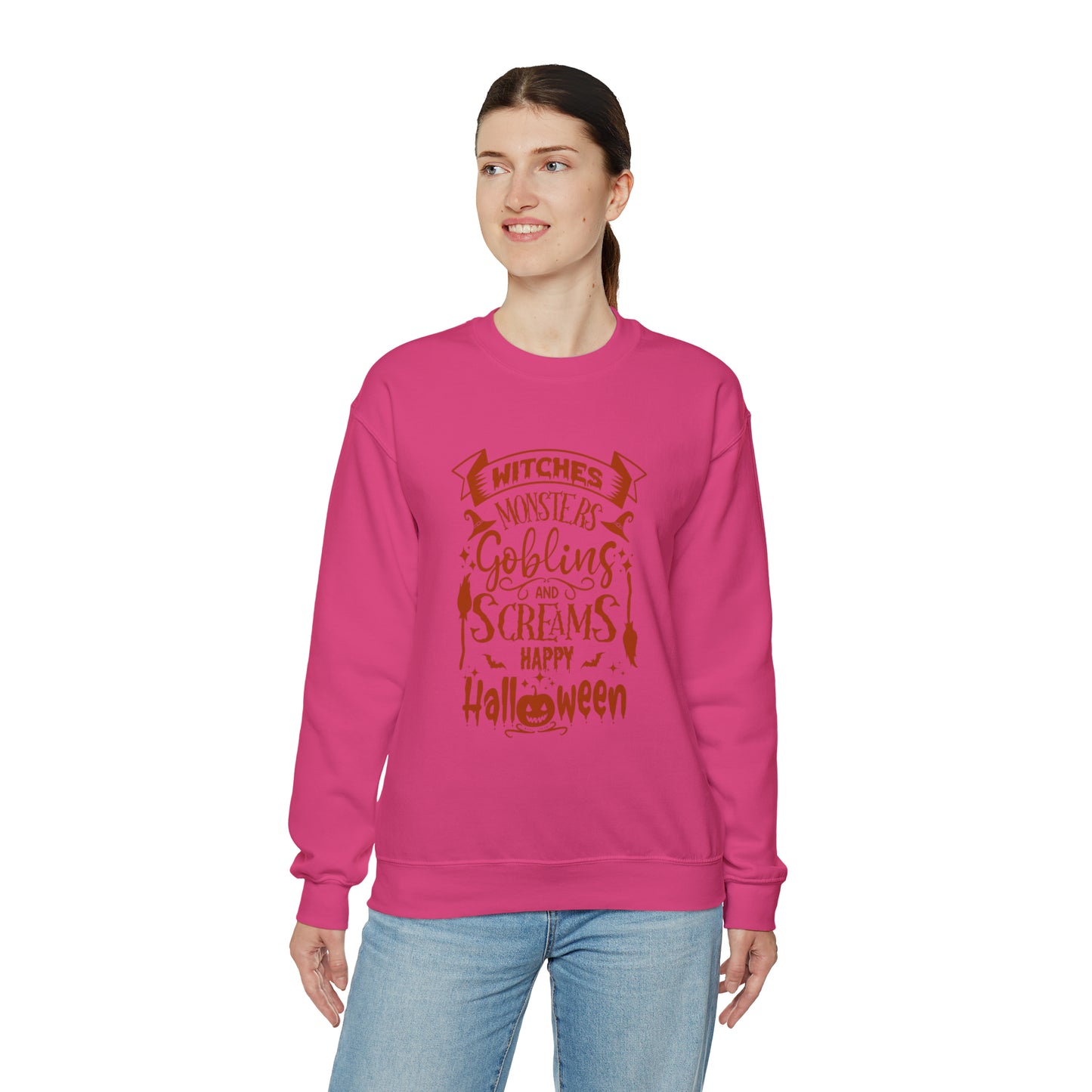 Witches Monsters Halloween Sweatshirt Ghostface Shirt Funny Halloween Horror Shirt Halloween Women's Sweatshirt Funny Halloween Tee Unisex