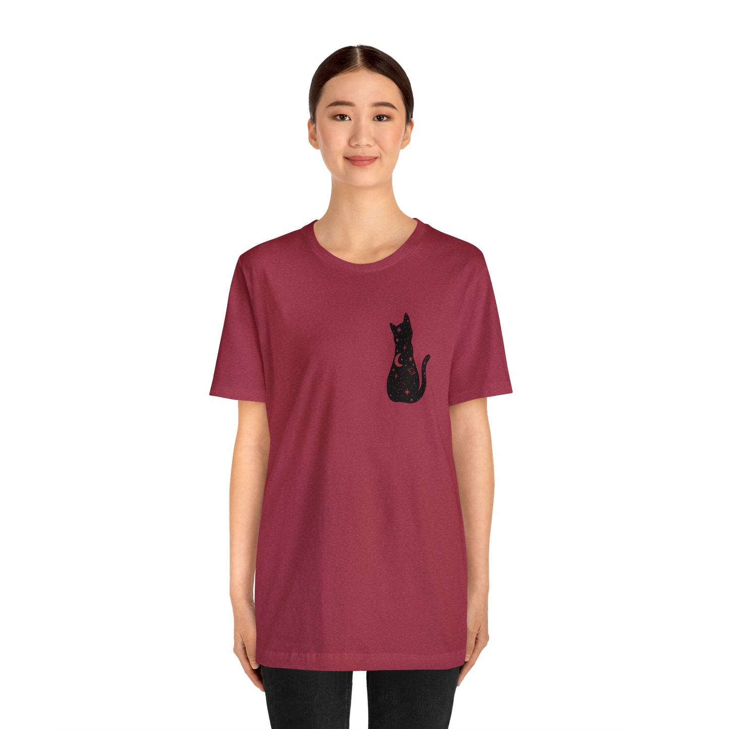 Cat Halloween shirt Witches Halloween T shirt Halloween Sweater Christmas Gift for Cat Lover Gift, Black Cat Gift for Cat Mom Gift moon