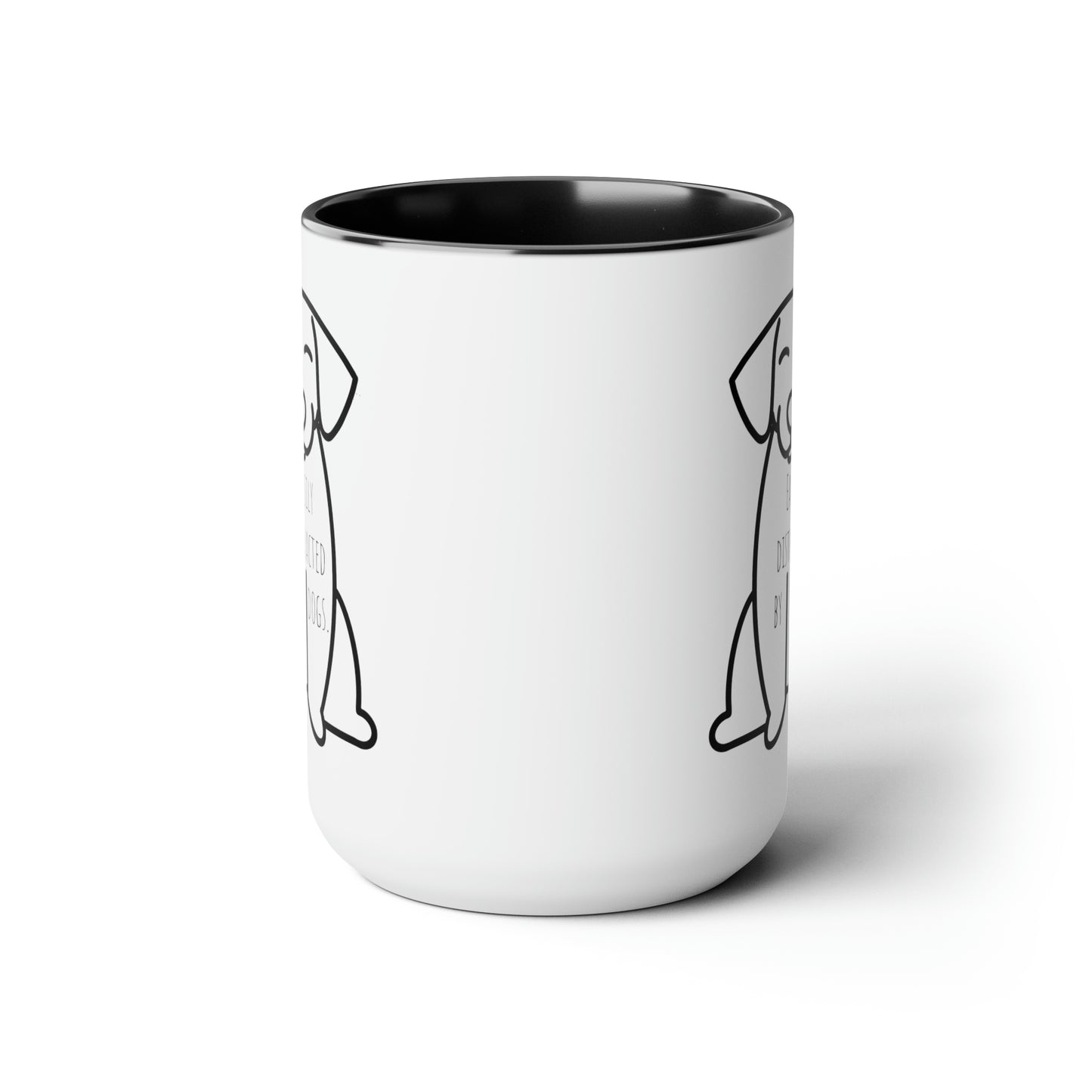 Easily distracted by dogs mug Supervisor mug Floral mug gift for her Mug funny gift for wife Coffee Mugs tea Christmas gift 15oz