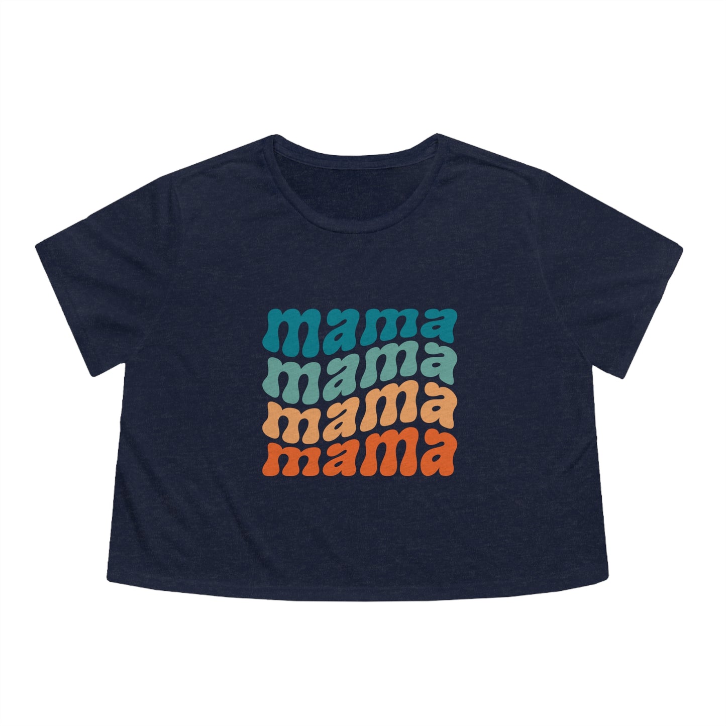 Mama crop top shirt yoga crop top women T-shirt the universe is always on my side zen shirt Women's Flowy Cropped Tee