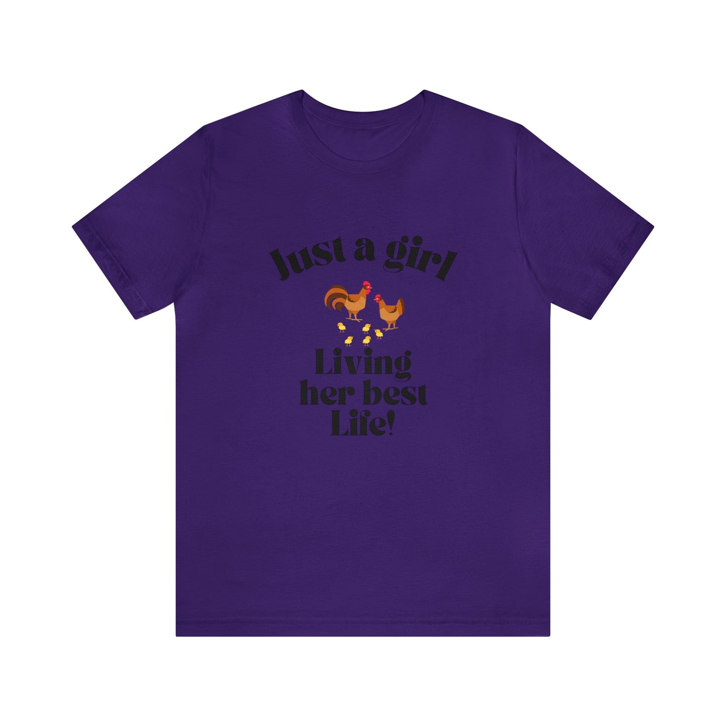 Just a girl who loves chickens shirt funny gift for her chicken shirt girlfriend shirt birthday Shirt Matching travel Tees farm life style