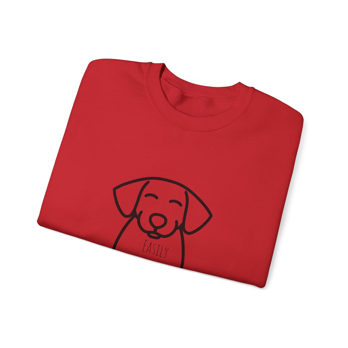 Easily distracted by dogs Sweatshirt Christmas gift for dog Mom dog lover gift dog dad gift for him gift for her best friend gift funny dog