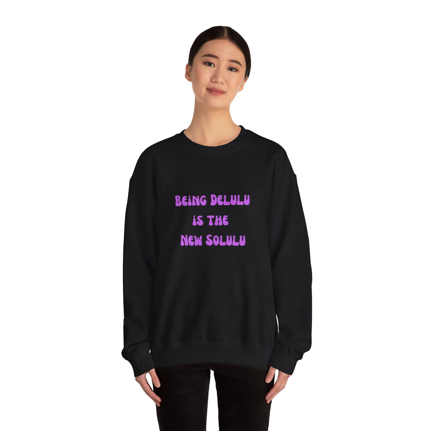 Being delulu is the new Solulu sweater dreamer sweater motivational sweater aesthetic gift funny tiktok birthday gift for her Christmas gift