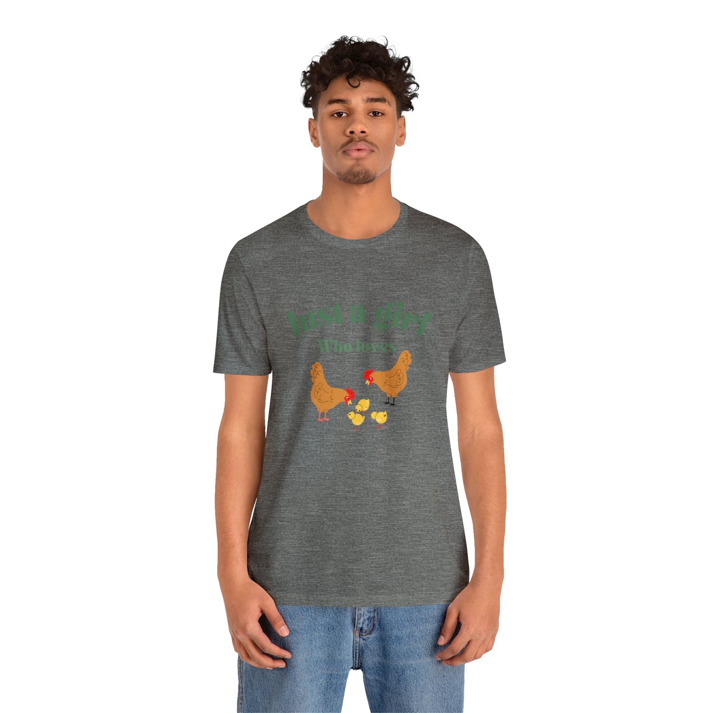 Just a girl who loves chickens shirt funny gift for her chicken shirt girlfriend shirt birthday Shirt Matching travel Tees farm life style