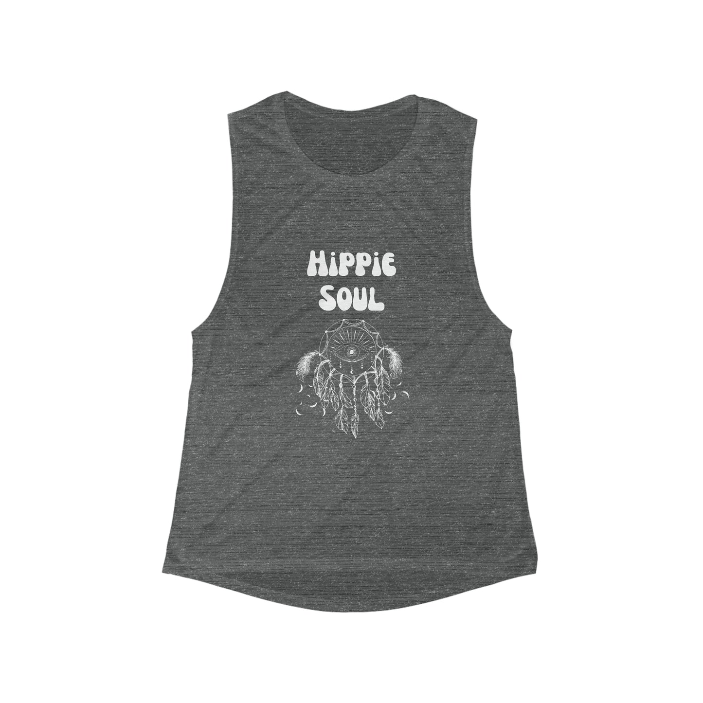 Hippie soul tank dreamcatcher tank top Open side sexy tank top Dream catcher top third eye top women tank top gift for her Spiritual Women's Flowy
