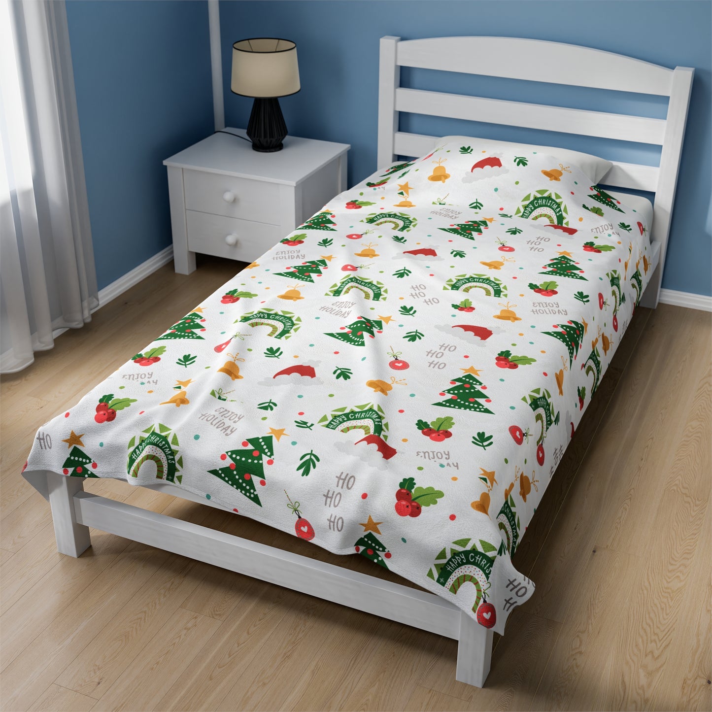 Christmas Blanket holiday blanket christmas movie watching blanket Merry christmas blanket Velveteen Plush Blanket