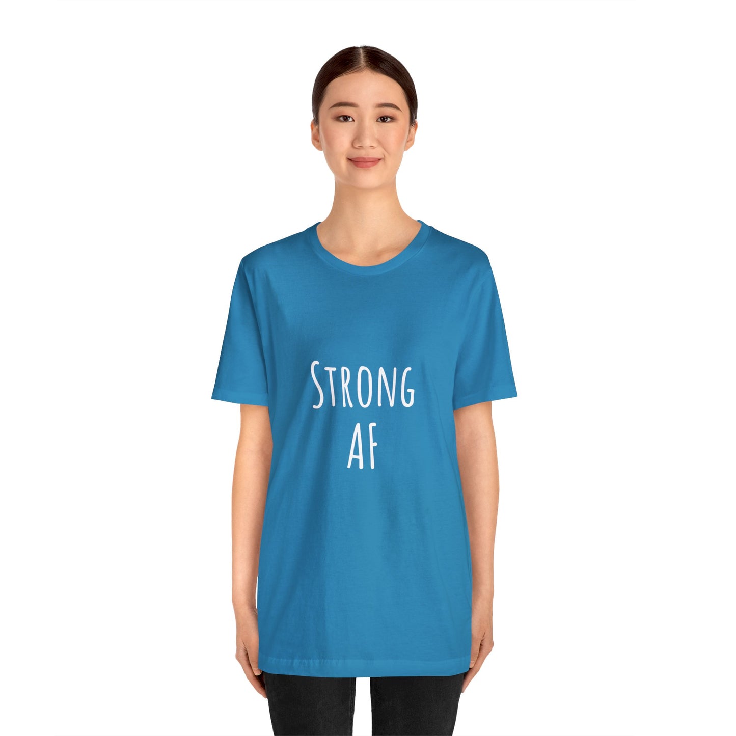 Strong AF shirt Motivational shirt Unisex Tee choose happy Retro Shirt Retro Feeling Good T-Shirt best friend vacation shirt beach