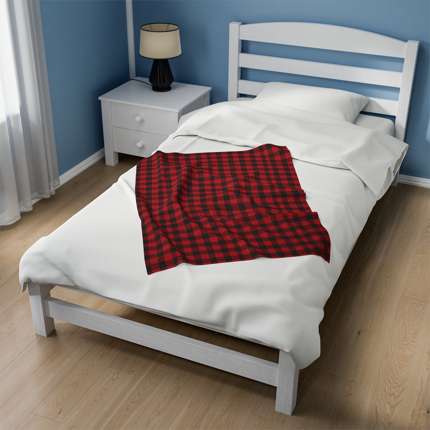 Plaid Christmas Blanket holiday blanket christmas movie watching blanket Merry christmas blanket Velveteen Plush Blanket