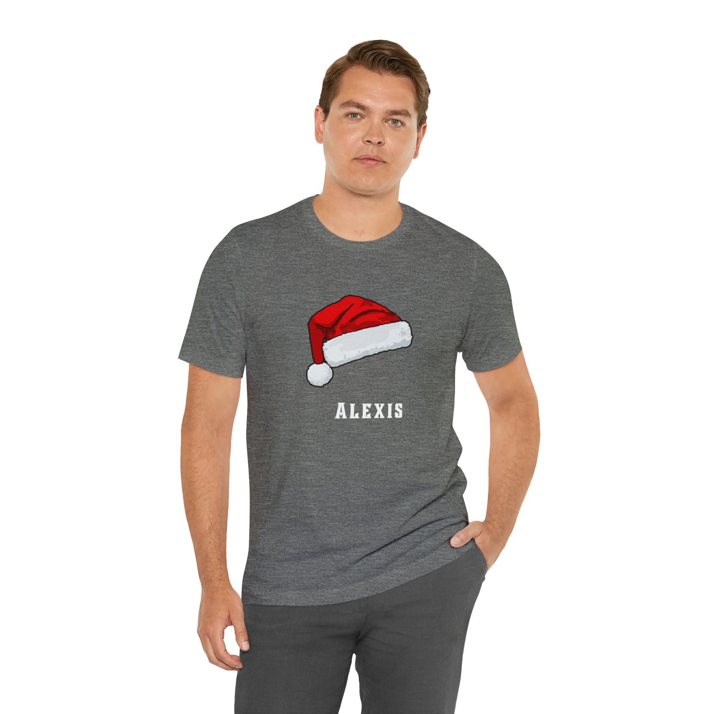 Matching Family Christmas Shirts, Santa claus Hat family tshirts Family Christmas Shirt, Matching Xmas Tees Custom Christmas T shirt photos
