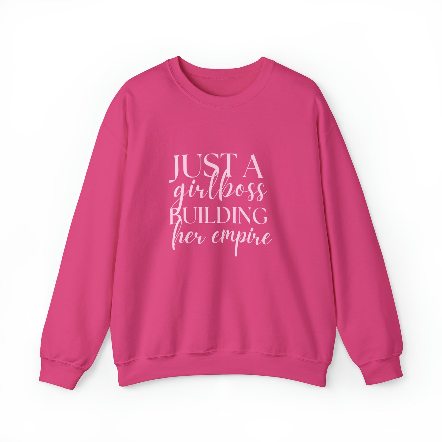 Boss Babe sweatshirt,Girlboss Sweatshirt, Just a girlboss building her empire, Bossbabe sweater,Christmas gift for her,Birthday gift