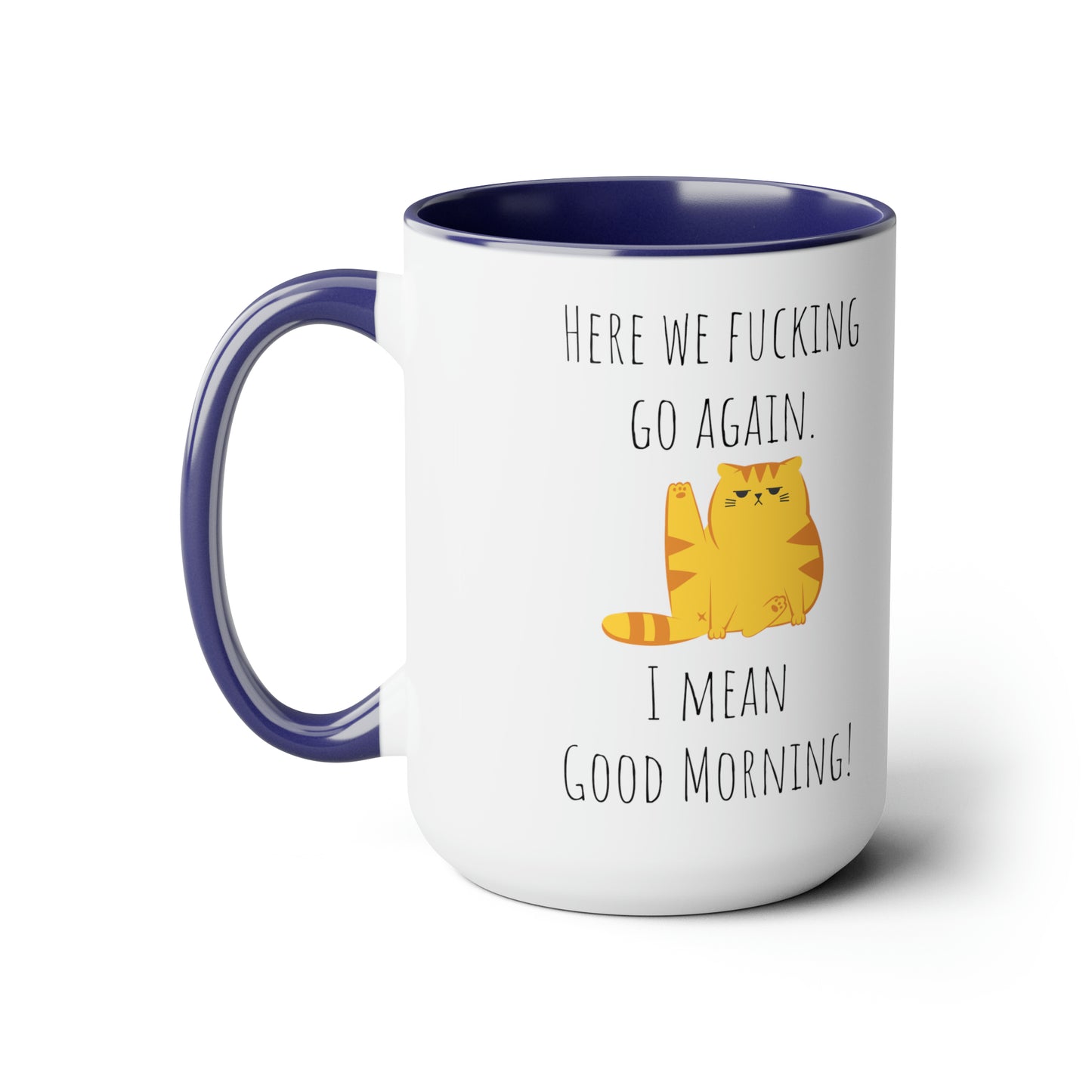 Funny grumpy cat mug funny Coffee Mug Fucking glorious morning mug cat mug gift for her Mug funny gift for wife tea Christmas gift 15oz