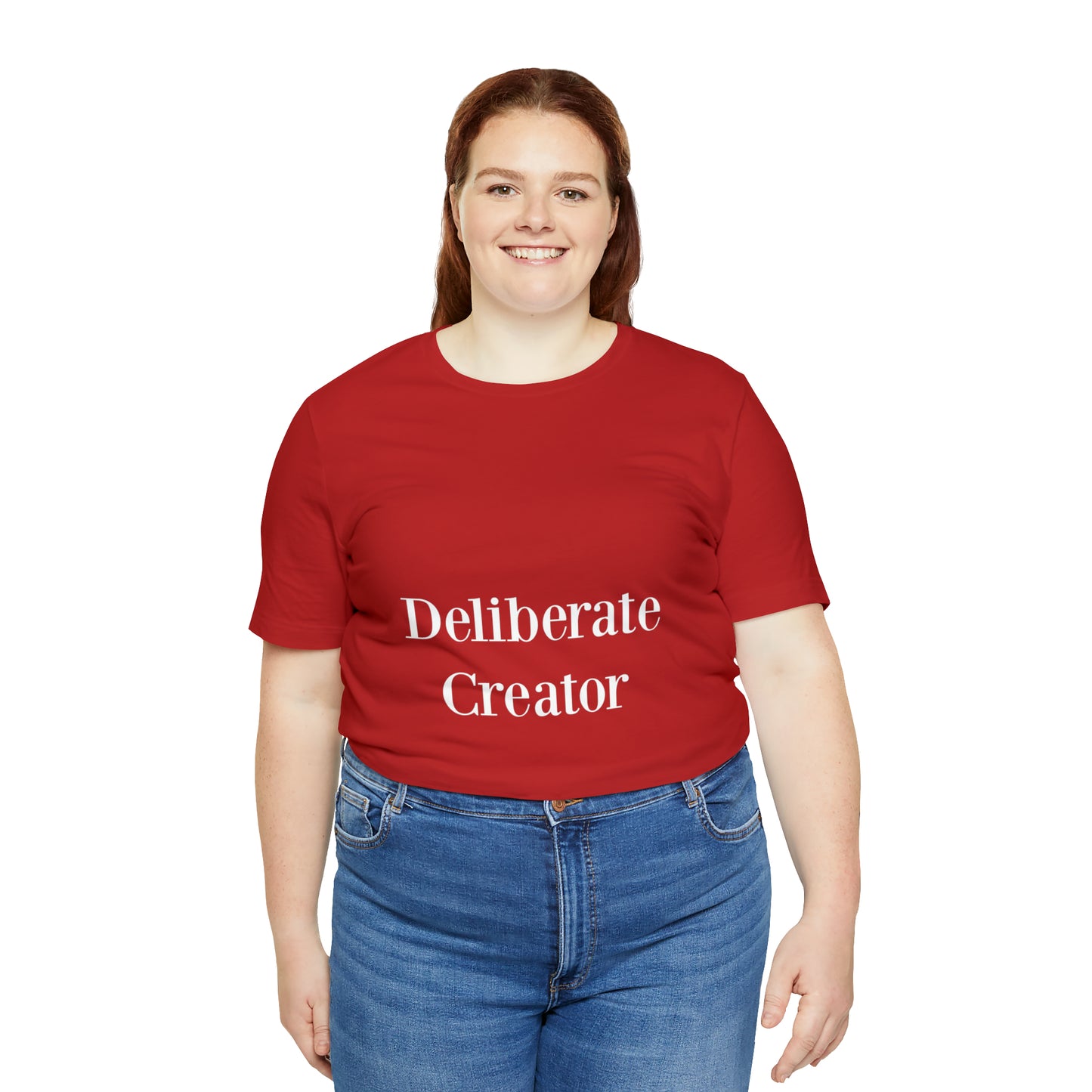 Deliberate creator tee, Unisex Jersey Short Sleeve Tee