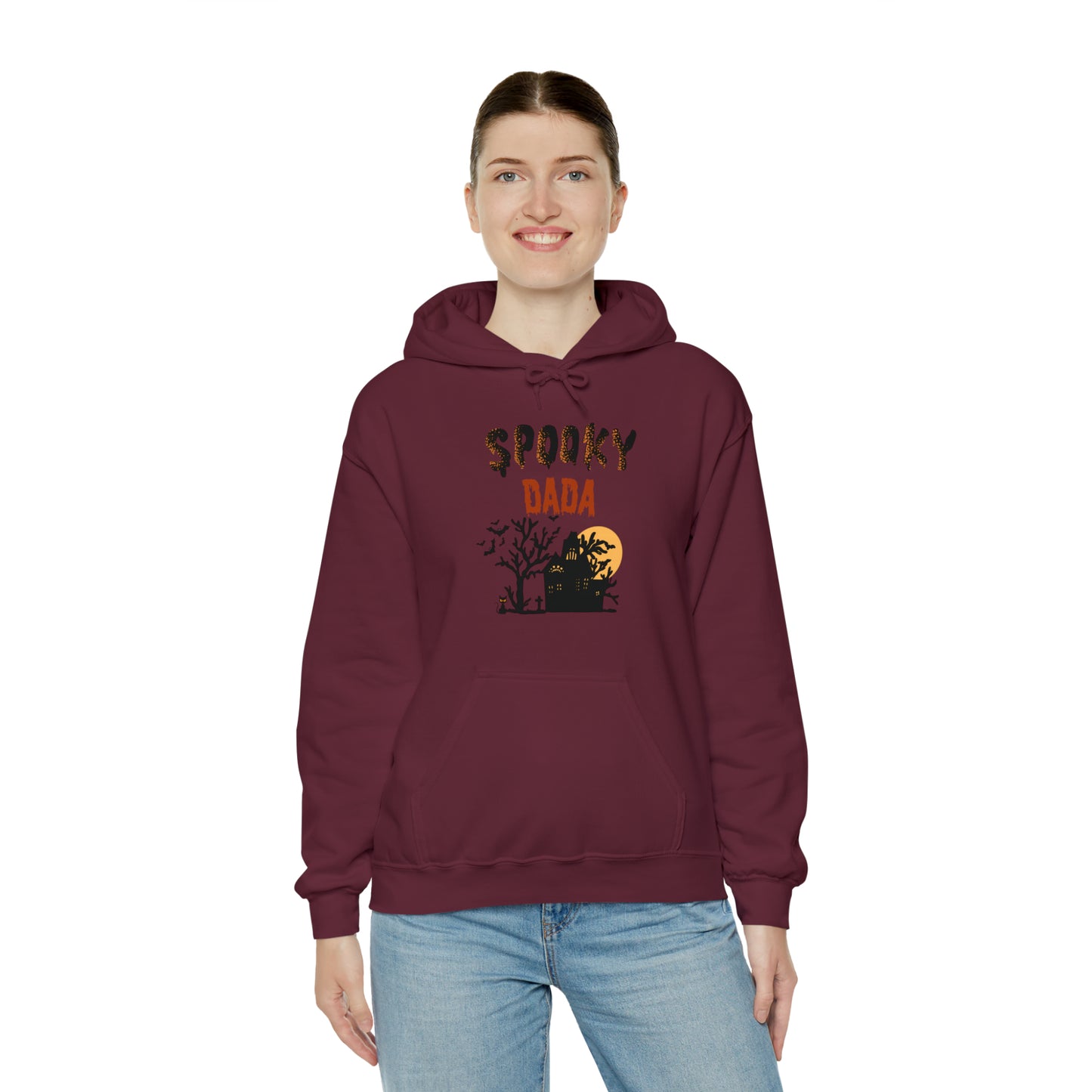 Spooky Dad Halloween Sweatshirt, Daddy haunted house sweatshirt Funny Halloween Horror sweater Halloween Sweatshirt, Halloween Tee, unisex