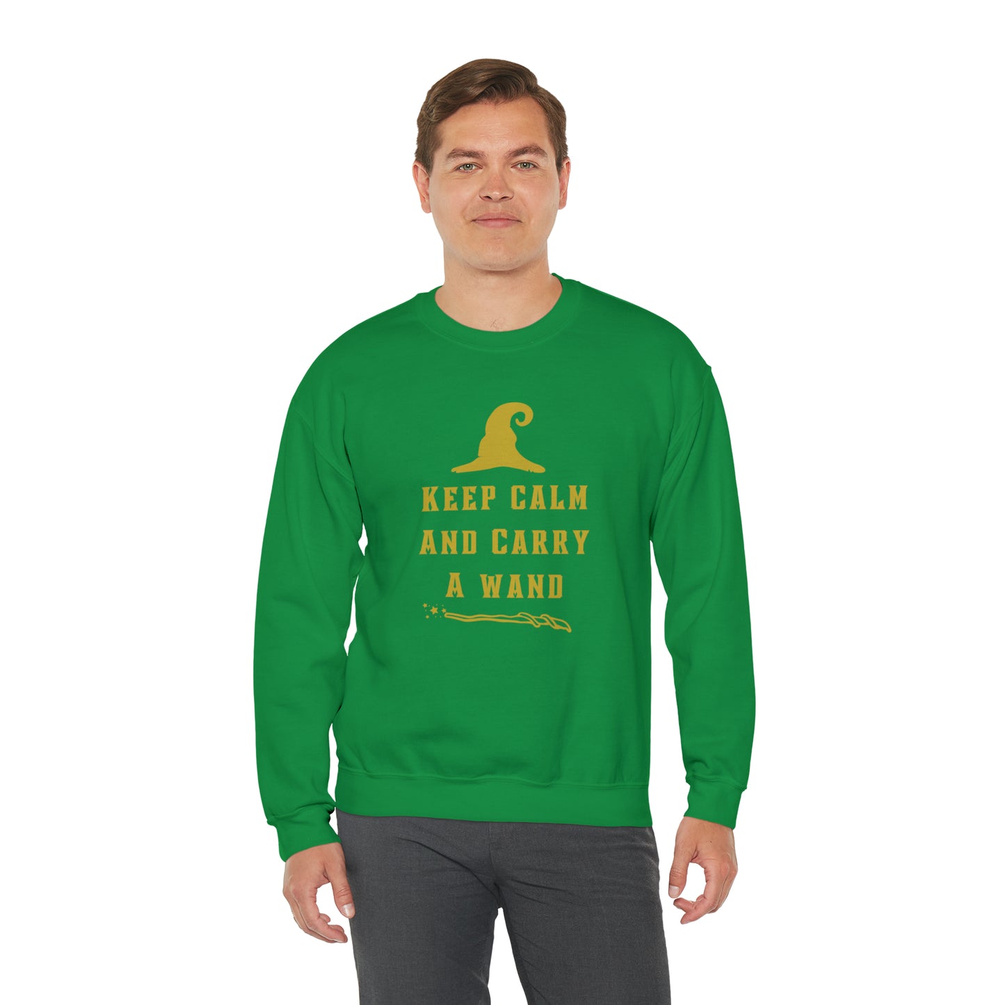 Mischief Manager Hogwarts sweater keep calm carry a wand sweatshirt Halloween sweater Universal Studios Christmas gift for her gift for him