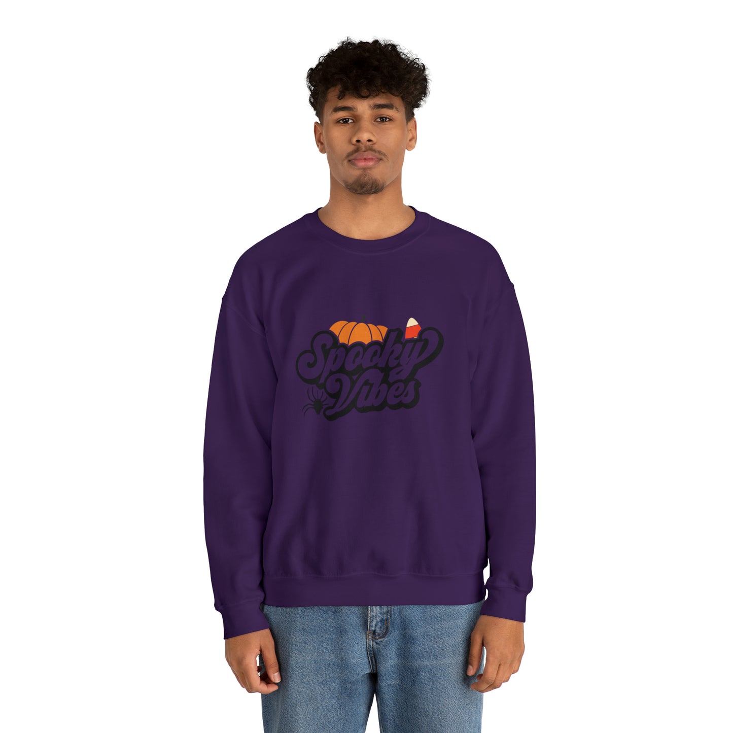 Spooky vibes sweater Halloween sweater ghost fall leaves sweater Halloween Sweatshirt shirt Era Tour sweater best friend gift Unisex gift