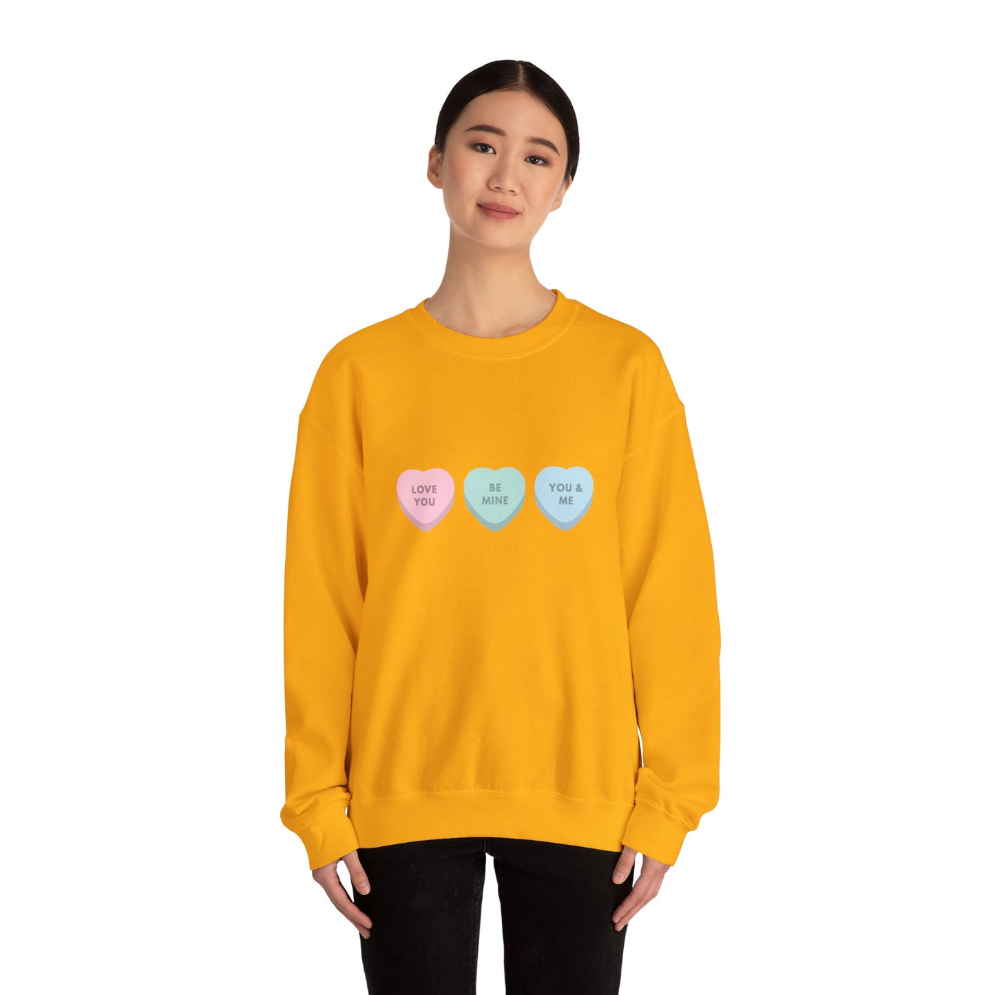 Valentines Day sweatshirt Gift for her gift for him valentines crew neck be mine candy sweater funny sweater Love shirt Valentine's shirt