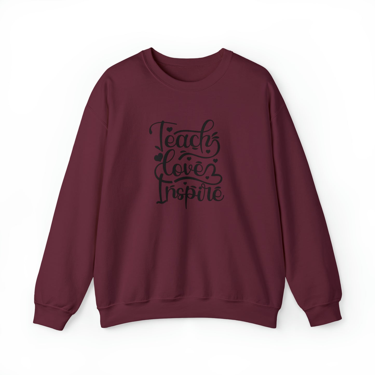 Teach love inspire sweater, Do what makes you happy Sweatshirt, Teacher mode shirt, Christmas Sweater, Christmas Crewneck, Holiday g